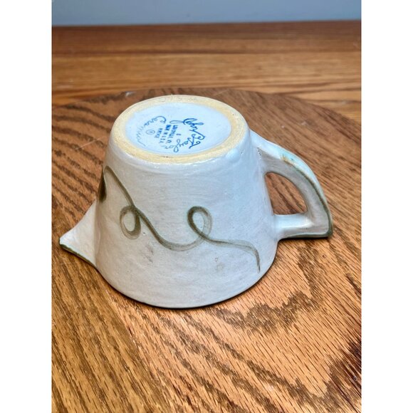 Hand Painted Louisville Stoneware Co Vintage Ceramic Creamer Grape Motif Harvest - Picture 8 of 10